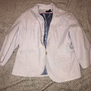 Pinstriped blazer